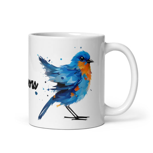 Bird Brand Outdoors White glossy mug